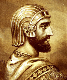 Cyrus the Great, the first king of Persia, freed the slaves of Babylon, 539 B.C.